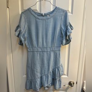 BB Dakota Dress in Chambray - Size 6